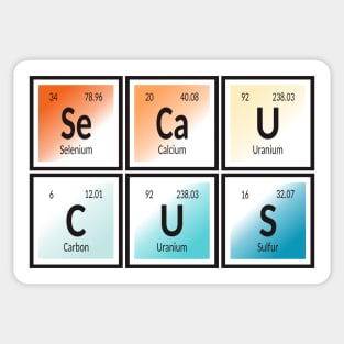 Town of Secaucus | Periodic Table of Elements Sticker